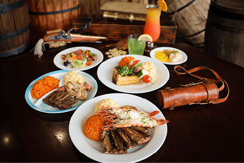 パイレーツ・オブ・ザ・パシフィック メニュー例